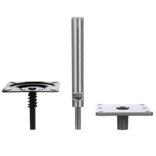 Attwood 97749-7 Swivl-Eze Lock  N-Pin  -Inch Pedestal Package, Brushed