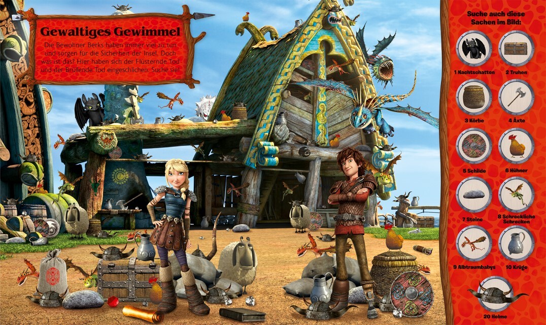 Thumbnail - Dragons: 1001 Drachensachen Zum Suchen Und Entdecken