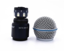 Replacement Capsule Cartridge With Grille for Shure BETA 58A Wireless Microphone