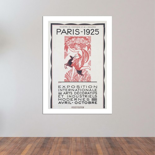 The 1925 Parigi Esposizione Poster Arte Murale Stampa - Picture 2 of 12