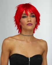 Lady Girl Pixie Cut Wig Women's Short Straight Bangs Full Hair Wig Cosplay Party