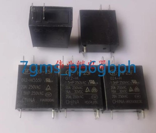 Hf25f 012 H 12vdc 3 Pin Microwave Oven Replacement Relays 5-Pack HF25F-012-H 12VDC 3-Pin Microwave Oven Relays - Replacement Power Relays Appliance Repair Part