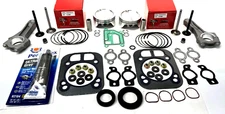 .010" OVERSIZE OVERHAUL KIT FITS KOHLER ECV740, 2 PISTONS VALVES RODS GASKETS
