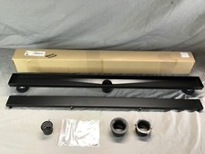 BARONAGE 36 Inch Linear Shower Drain 2-in-1 Flat Tile Insert Cover Black READ
