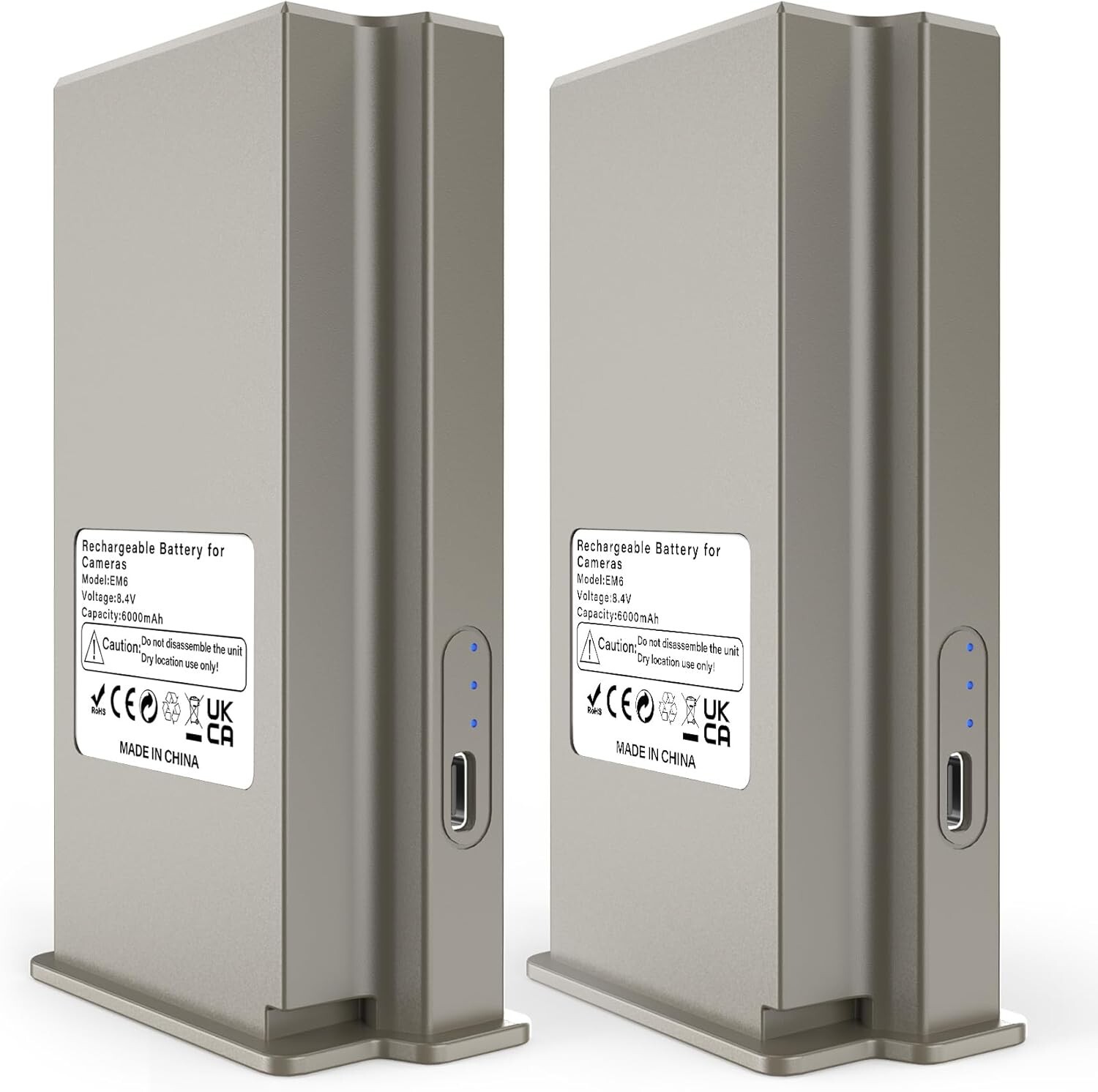 Eco-Friendly 2 Pack Rechargeable Batteries for Cellular Trail Cameras  -image