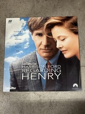 "Regarding Henry" Widescreen Laserdisc LD - Harrison Ford Laser Disc