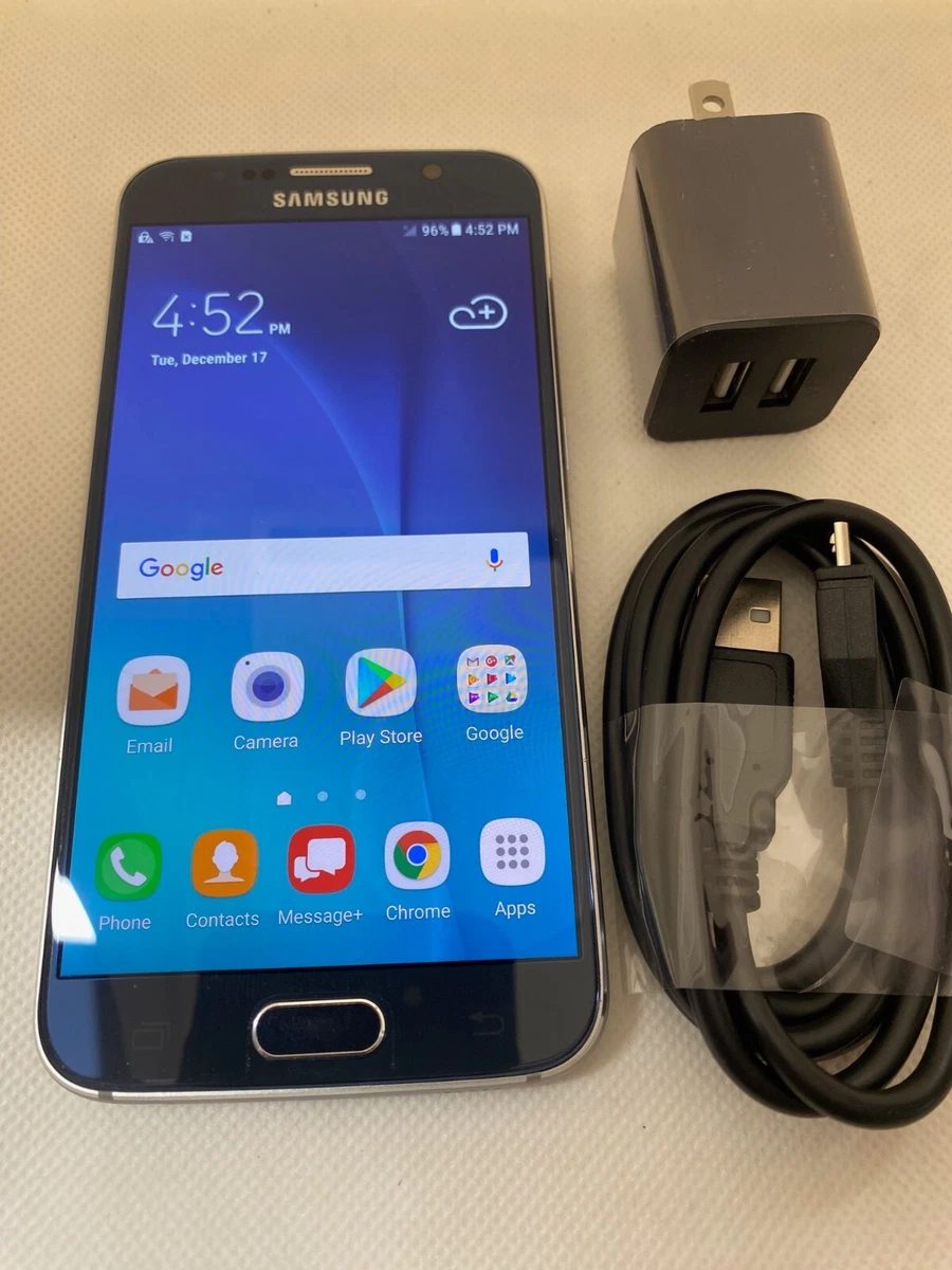 Samsung Galaxy S6 Blue Unlocked Cell Phones & Smartphones for sale