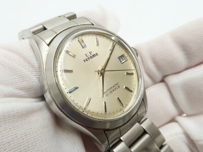 U.P renoma Mens Automatic Wrist Watch Back skeleton Japan 18684907