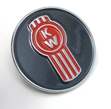 kenworth kw emblem lapel enamel hat pin peterbilt mack metal