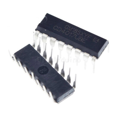10Stks CD4017 CD4017BE 4017 DIP-16 DECADE COUNTER DIVIDER IC