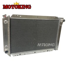 Full Aluminum Radiator For 1980-1984 Ford F150 F250 F350 Bronco 5.0L 5.8L 7.5L