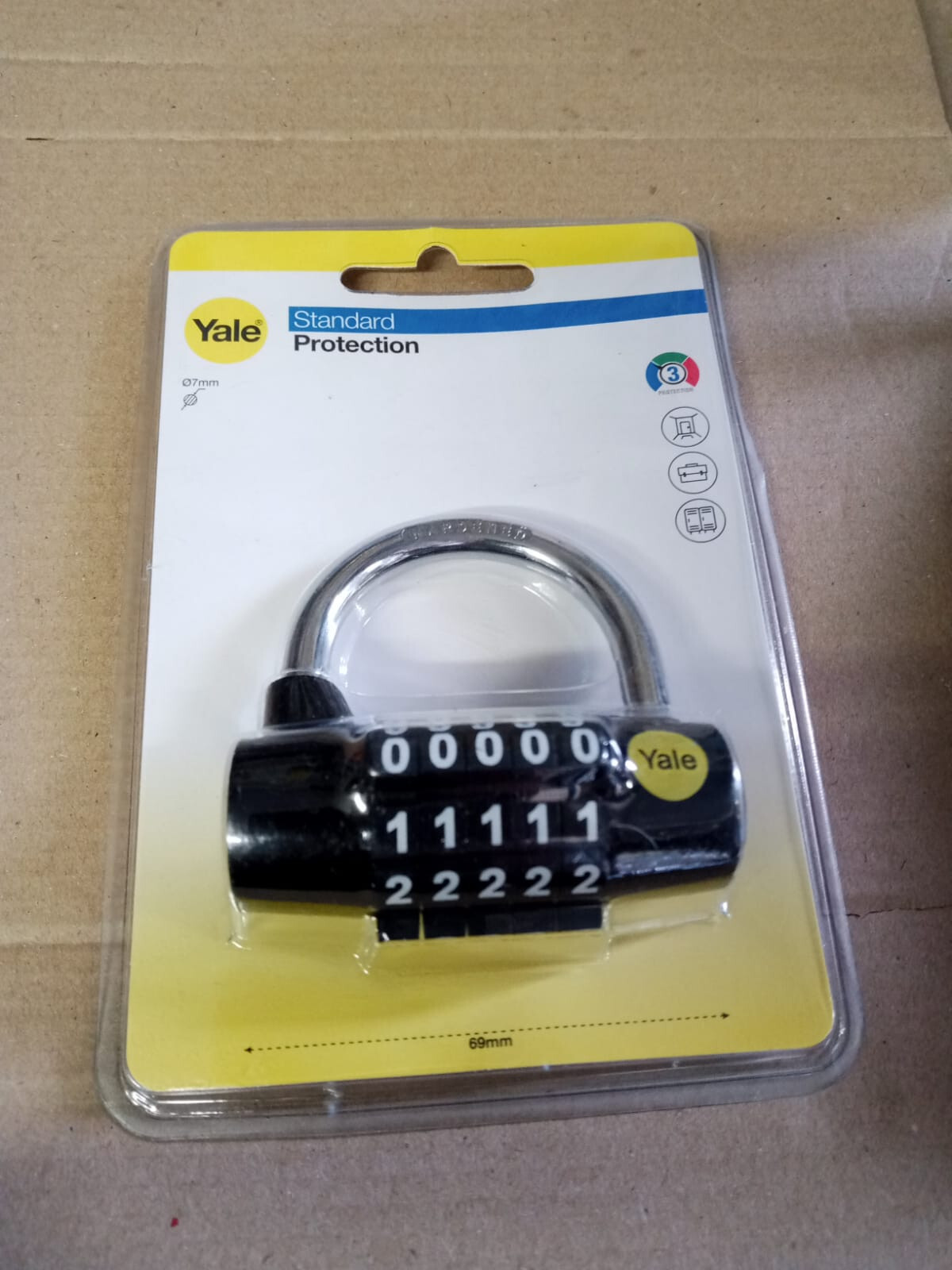 Yale Y160/48/123/1 Combination Padlock, 48mm eBay