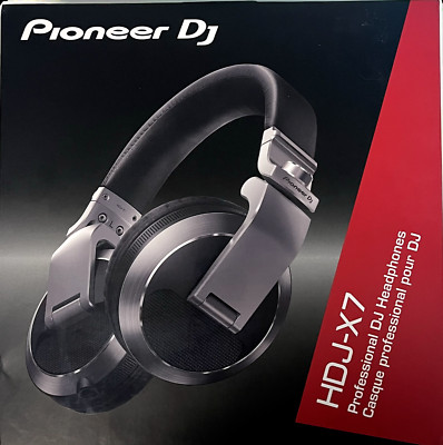 Pioneer DJ HDJ-X7-S DJ-Kopfhörer Silber  3,5 mm Klinke Ohrumschließend