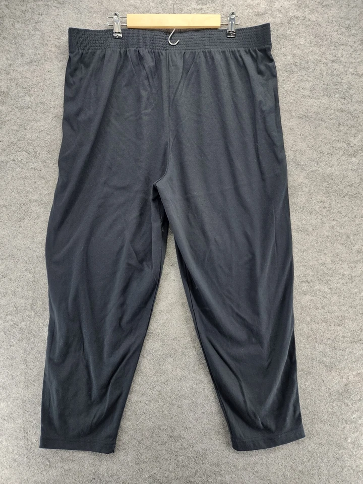 Basic Editions Pants Womens 26W Pull On Black - Image 2 of 4