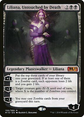 *1×*Liliana Untouched by Death Core Set 2019 MTG Magic The Gathering NM CTC