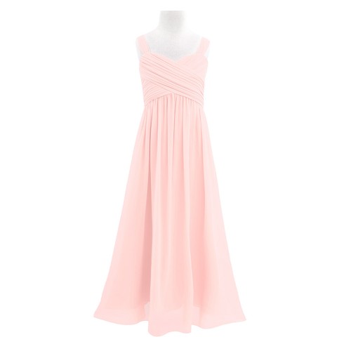 Kids Girls Flower Dress Wedding Bridesmaid Chiffon Long Dress Party Prom Gown - Picture 17 of 73