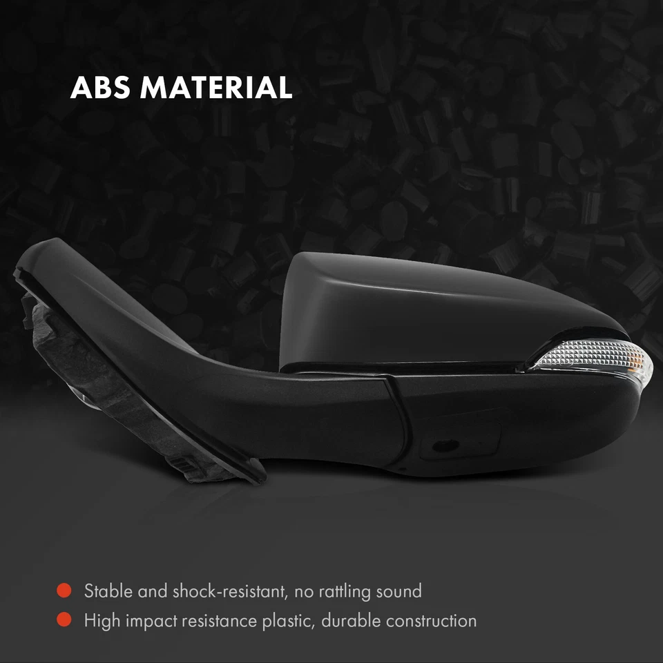 Espejo retrovisor térmico eléctrico izquierdo negro con detección de punto ciego para Toyota C-HR 2018-2022 Foto 3 de 4