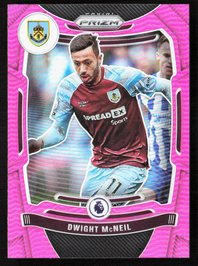 2021 Panini English Premier League EPL Prizm Dwight McNeil Pink   #67 Burnley