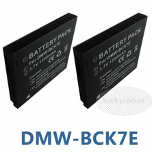 2pk DMW-BCK7E CAMERA BATTERY FOR PANASONIC LUMIX DMC-FS18 DMC-FS16 DMC-S3
