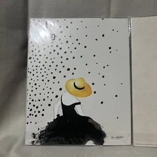 Framed Art Prints "Polka Rain" by Karen Hofstetter 8.25” X 10.25”