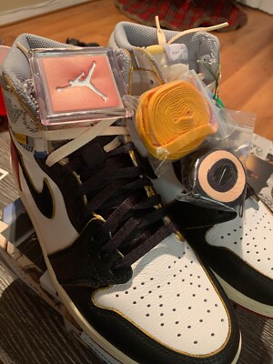 Men's Nike x Union Air Jordan 1 Retro High OG NRG Black Toe Men's Nike x Union Air Jordan 1 Retro High OG NRG Black Toe