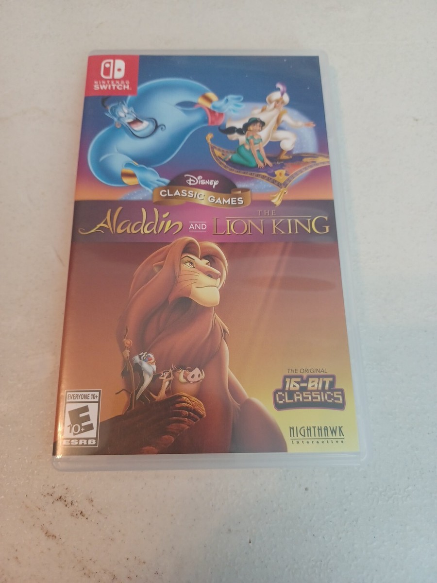 Nintendo Switch - 【Lion】Nintendo Switch Disney Classic Games: Aladdin and The Lion King for Nintendo