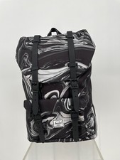 Mochila Herschel Little America 17L pintura vertida negra 16,25x11x5,25" 10020-05654