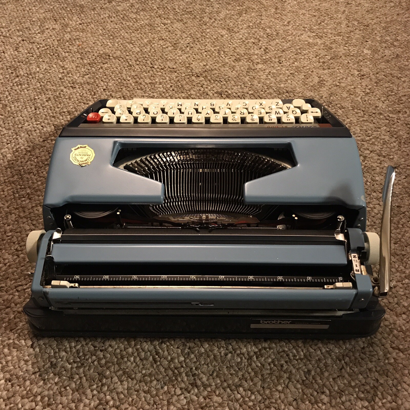 Vintage 1960’s BROTHER ster XL500 Typewriter Blue Rare Model eBay
