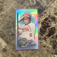 2022 Allen & Ginter Chrome Base Mini Refractor #140 Joe Morgan Reds B-18