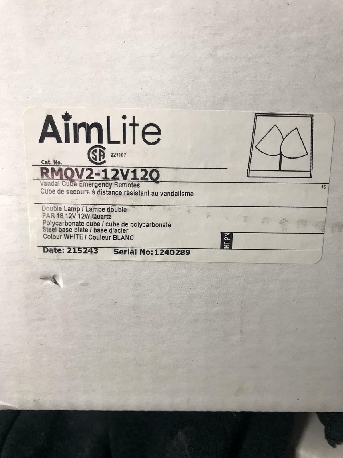 AimLite Double Lamp RMQV2-12V12Q Vandal Remote Double Lexan Cube | eBay
