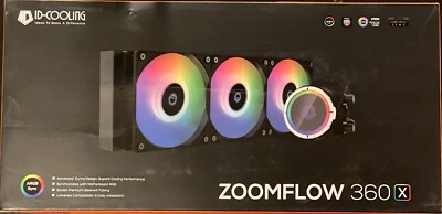 ID-Cooling ZOOMFLOW 360X ARGB CPU Water Cooler 5V