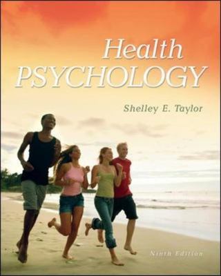 Health Psychology by Shelley E. Taylor (2014, Hardcover) 9780077861810