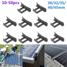 Clip de eliminación de barro para panel solar 10-50X 30/35/40 mm paneles fotovoltaicos hebilla de goma