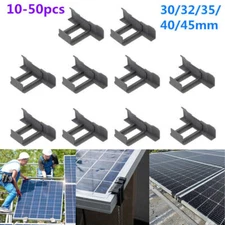 10-50X Solar Panel Mud Removal Clip 30/35/40mm Photovoltaic Panels Rubber Buckle