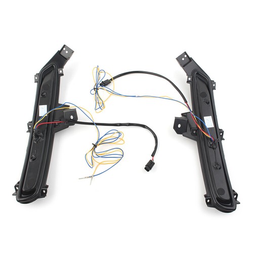 2 Pcs ABS Left & Right LED Daytime Running Lights DRL For KIA K2 2015-2016 - Picture 10 of 11