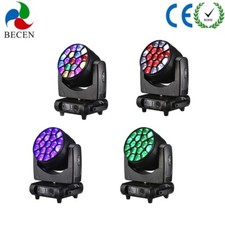 LED Wash Zoom 19X40W LED Moving Head RGBW DMX 4in1 Bee-eye Stage DJ Show 4PCS