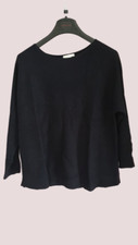 H M Rib-knit Jumper Dark Blue Size Small LN005 OO 04