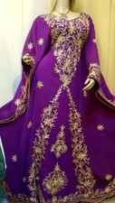 Farasha Abaya Work Ramzan Kaftan Eid SALE Dress Dubai Fancy Long Gown Moroccan
