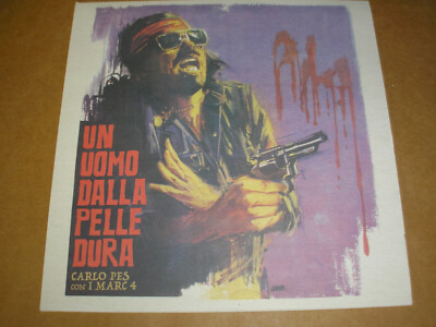 Carlo Pes - Un Uomo Dalla Pelle Dura 7'' single new Four Flies soundtrack funk