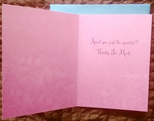 "You Are The Sweetest", (1) Leanin Tree Thank You Card, (1) Envelope, (1) Magnet - Picture 3 of 6