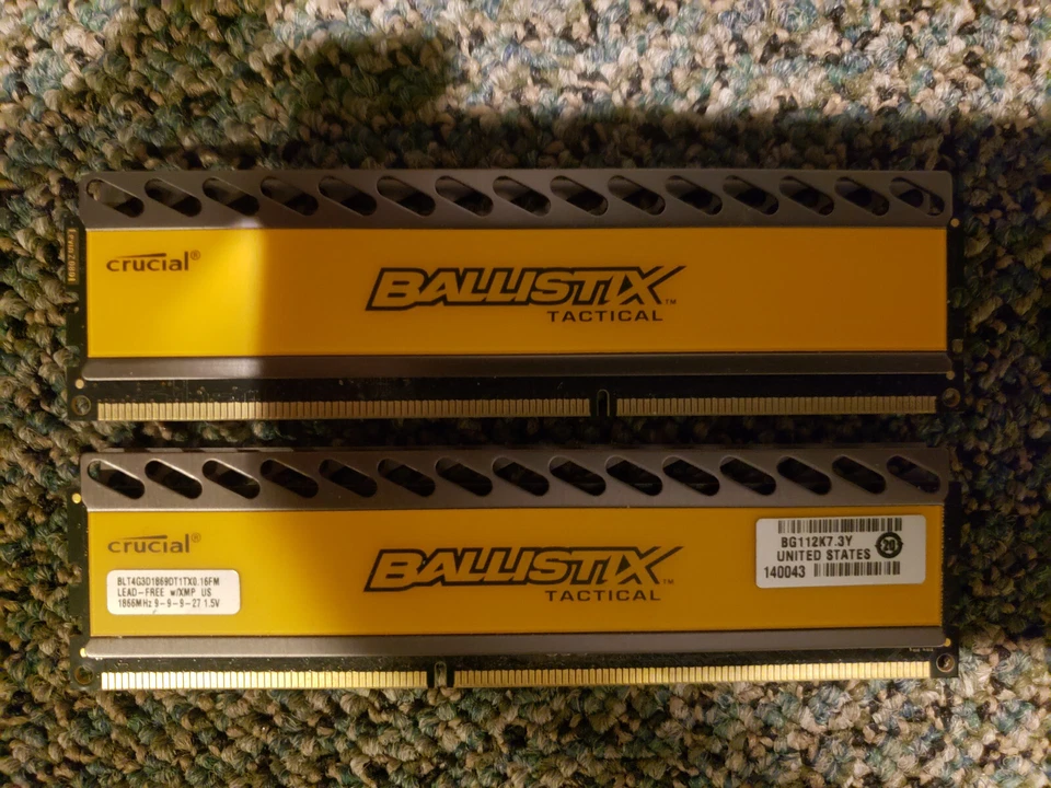 BALLISTIX 8GB KIT (4GBX2) DDR3-1866MHz PC3-14900 - Image 2 of 3
