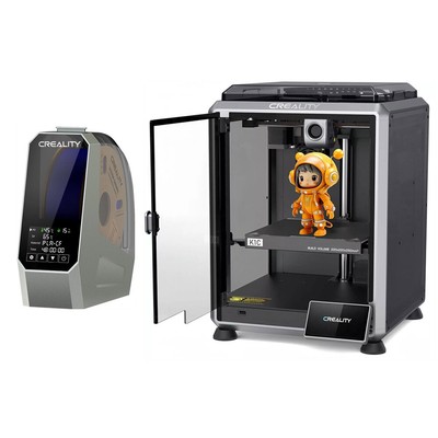 Creality K1C 3D Printer Upgraded 600mm/s High-Speed & Space Filament Dryer Box