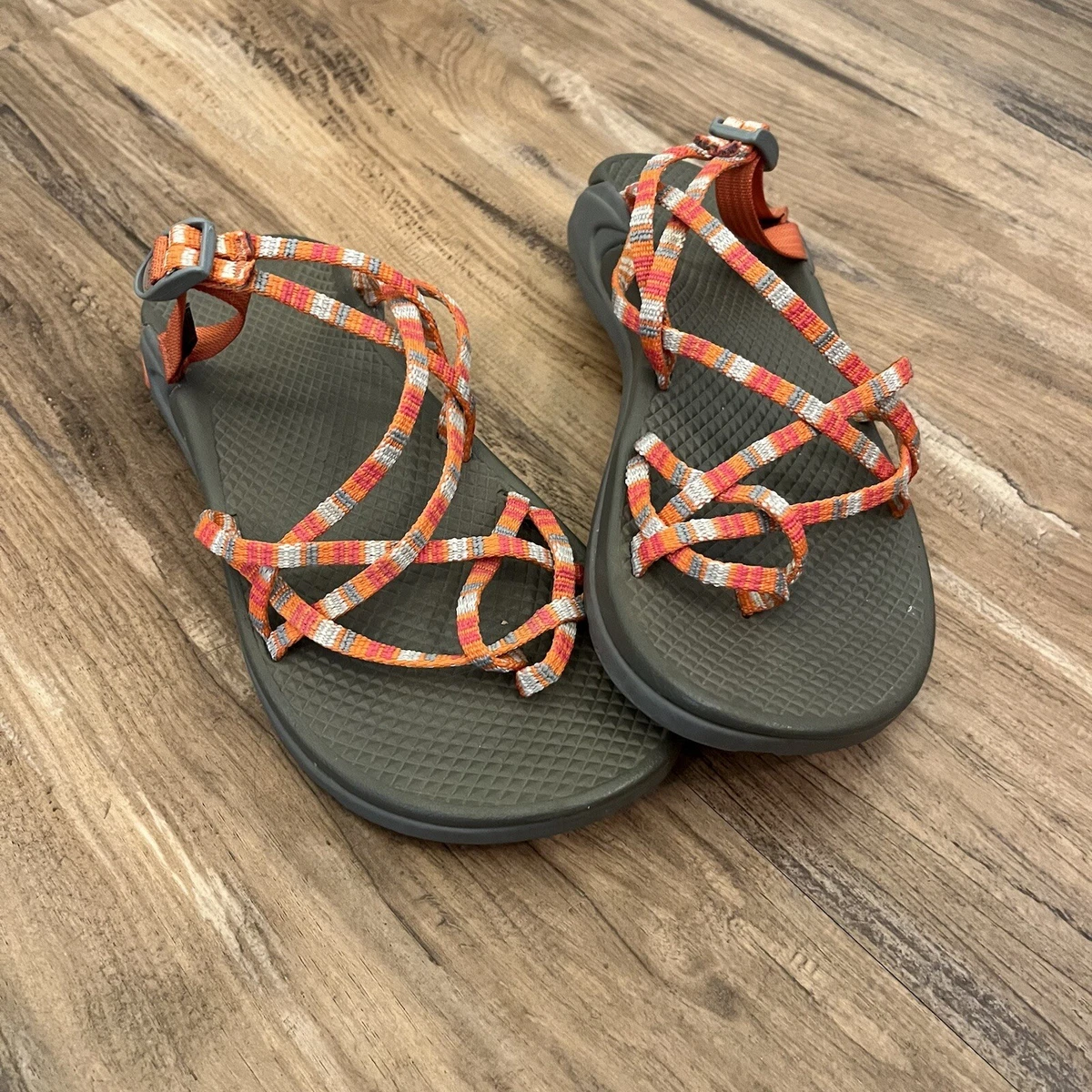 Women s Chaco Outdoor Hiking Zongs Backless Sandals Sz 7 Black