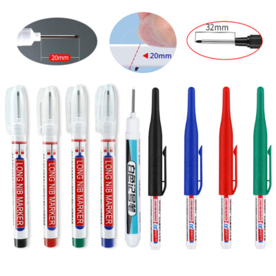 Langkopf Öl Marker Stifte Wasserdicht Mehrzweck Tiefloch Metall Marker Stift