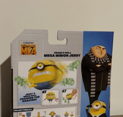 DESPICABLE ME 4 Movie CRASH & ROLL MEGA MINION JERRY 4
