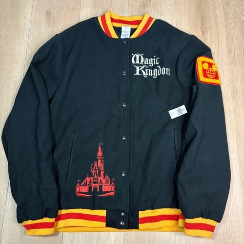 Disney World Vault Collection 50th Anniversary Magic Kingdom Varsity Jacket NWT - product listing photo