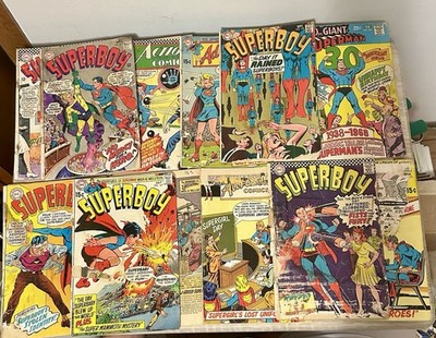 Collectible Silver Age DC Comic Books Superman Superboy Action Comics 1960 s