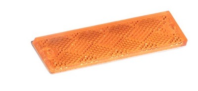 Grote 40133 Yellow Mini Stick-On / Screw-Mount Rectangular Reflectors (2 Pack)
