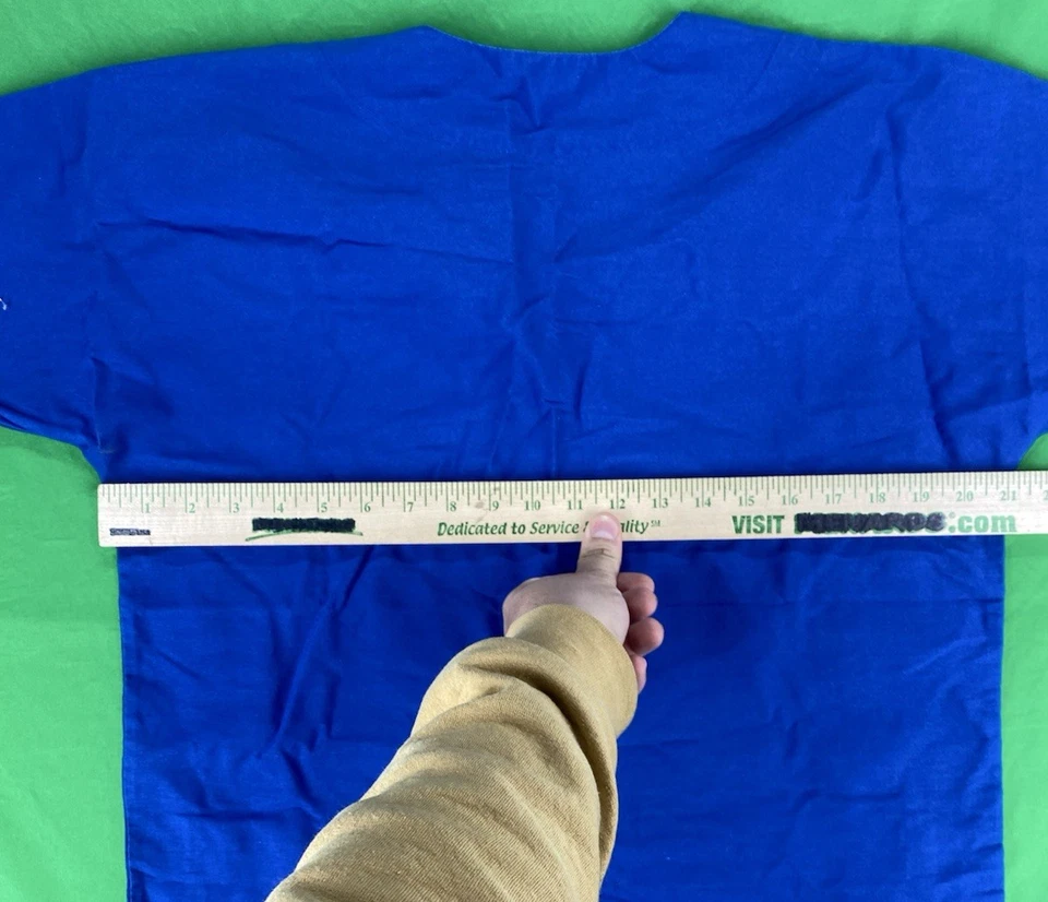 Small Blue EWC Scrub Top - Image 4 of 4