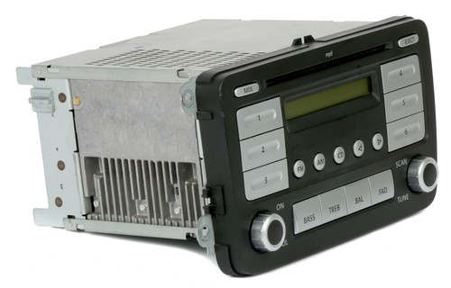 07-09 Volkswagen EOS Jetta GLI AMFM Radio MP3 CD Player Code Included 1K0035161C - Picture 3 of 5
